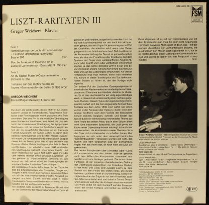 FSM Edition Brockhoff FSM 53 232 EB - Liszt-Raritäten III - Image 2