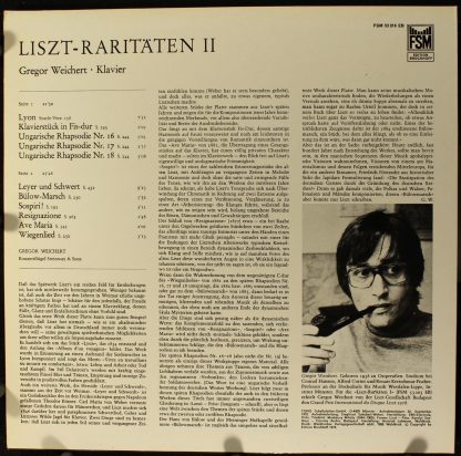 FSM FSM 53216 EB - Liszt Raritäten II - Image 2