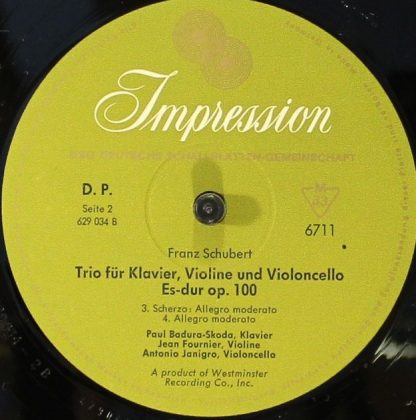 Impression 6711 - Trio Für Klavier, Violine Und Violoncello Es-D - Image 4