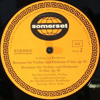 Somerset 611 - Romanzen F-Dur Und G-Dur - Image 4