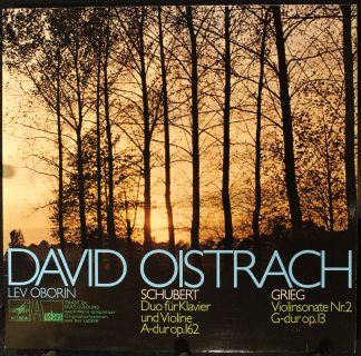 Eurodisc 78 437 ZK - Duo Für Klavier Und Violine A-dur Op.162 /