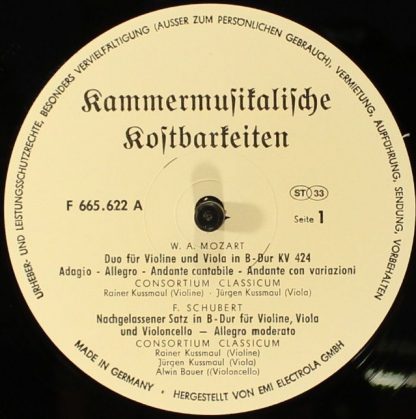 Electrola Gesellschaft m.b.H. F 665 622 - Kammermusikalische Kos - Image 3