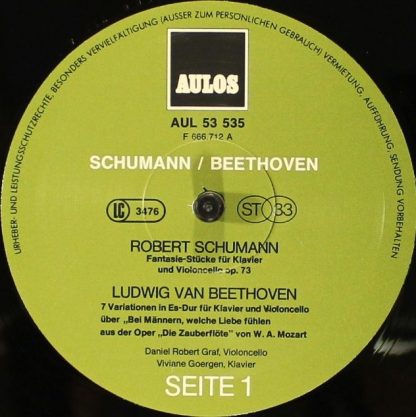 AULOS AUL 53 535 - Schumann-Beethoven-Brahms - Image 4