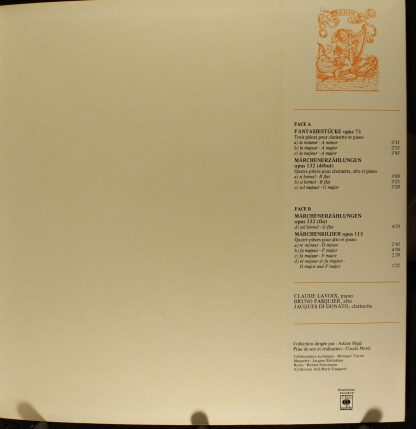 ARION ARN 38 317 - Fantasiestücke Opus 73, Märchenerzählungen Op - Image 4