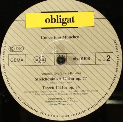 Obligat ob.01.108 - Quintett G-Dur, op. 61 / Terzett C-Dur, op. - Image 3