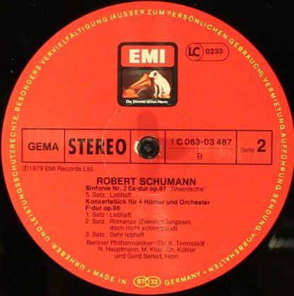 Die Stimme Seines Herrn 1C 063-03 487 - Symphony No. 3 In E Flat - Image 4