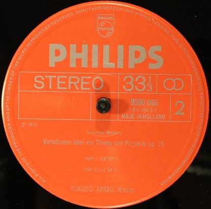 Philips 9500 066 - Piano Sonata, Op. 2 / Variations On A Theme B - Image 4