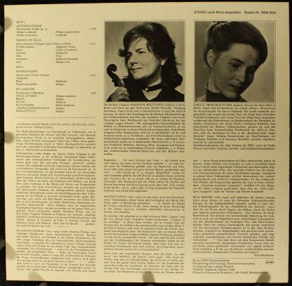 RBM Records RBM 3059 - Virtuose Werke Für Violine Und Klavier - Image 2