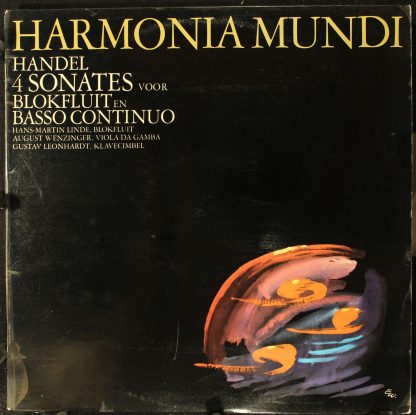 Harmonia Mundi 6577 002 - 4 Sonates Voor Blokfluit En Basso Cont