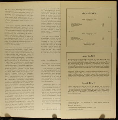 Calliope CAL 1605 - Les Deux Sonates Pour Clarinette Et Piano Op - Image 3