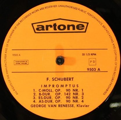 Artone 9503 - 4 Impromptus Op. 90 / 4 Impromptus Op. 142 - Image 3