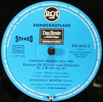 Das Beste Reader's Digest RR 6085-M, RR 6085 - Klavierkonzert Nr - Image 3