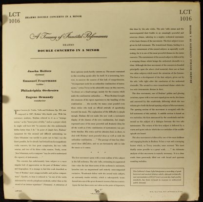 RCA Victor Red Seal LCT-1016 - Concerto in A Minor for Violin, C - Image 2