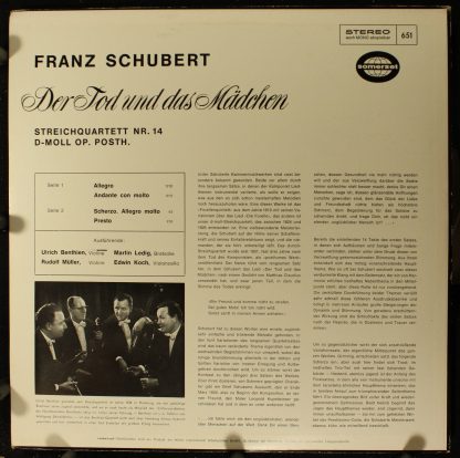 Somerset 651 - Der Tod Und Das Mädchen - Streichquartett Nr. 14, - Image 2