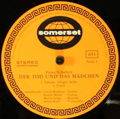 Somerset 651 - Der Tod Und Das Mädchen - Streichquartett Nr. 14, - Image 4