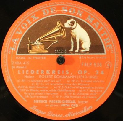 La Voix De Son Maître FALP 526 - Liederkreis Op.24 Et Autres Lie - Image 3