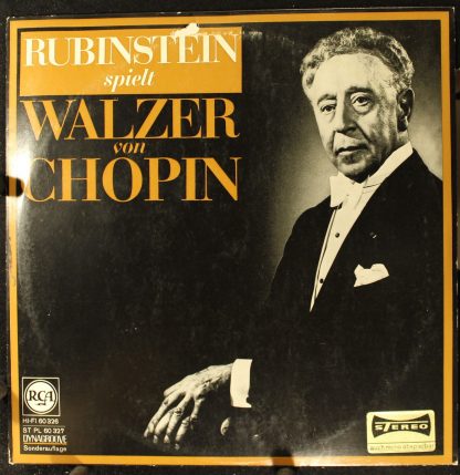 RCA Victor 60327 (SAR 5019-E) - Rubinstein spielt Walzer von Cho