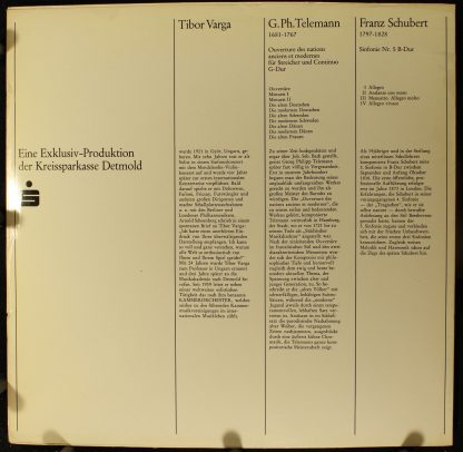 Not On Label 0118.186 - Kammerorchester Tibor Varga - Image 2