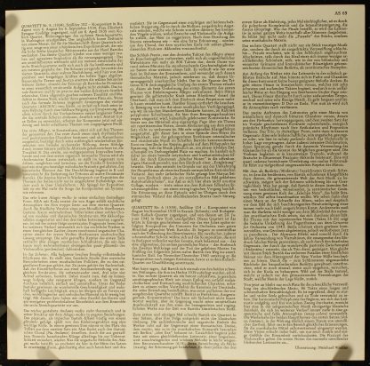 Astree AS 69 - Les Quatuors - Tome III: Quatuor N° 5 (1934) / Qu - Image 5