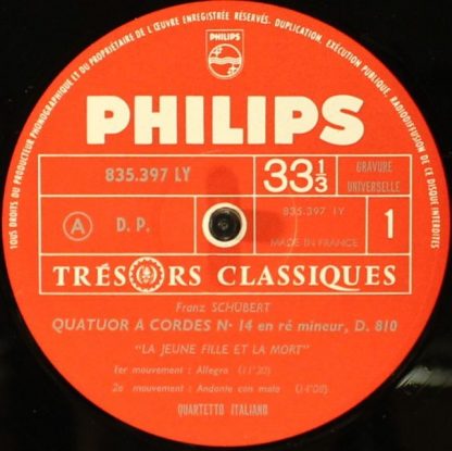 Philips 835 397 LY - La Jeune Fille Et La Mort - Quartettsatz - Image 5