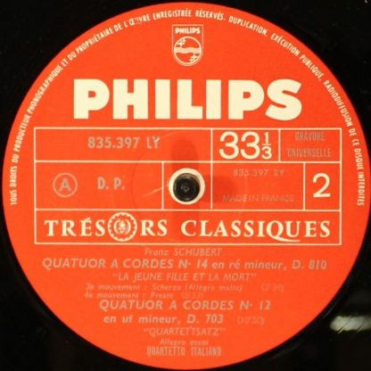 Philips 835 397 LY - La Jeune Fille Et La Mort - Quartettsatz - Image 6