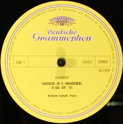Deutsche Grammophon 139 372 - Wanderer-Fantasie D.760 / Moments - Image 3