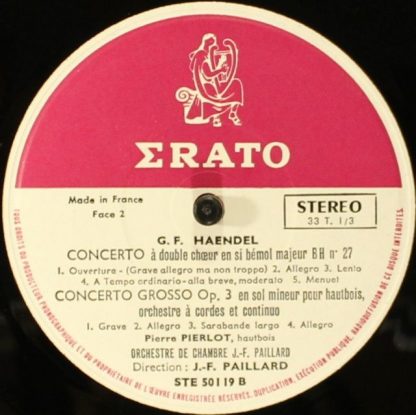Erato STE 50119 - Royal Firework's Music - Image 4