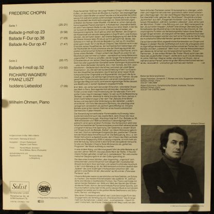DMM 1192 - Vier Balladen / Isoldens Liebestod - Image 2
