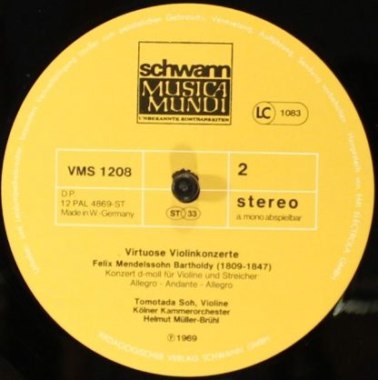 Schwann Musica Mundi VMS 1208 - Virtuose Violinkonzerte - Image 4