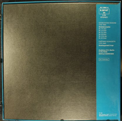 DECCA DK 11568/1-2 - Streichersonaten Nr. 1-6, Streichquartett D - Image 2