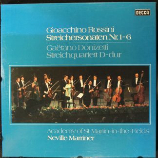 DECCA DK 11568/1-2 - Streichersonaten Nr. 1-6, Streichquartett D