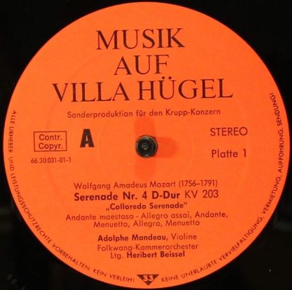 Musik auf Villa Hügel 66.30031 - Serenaden - Image 8