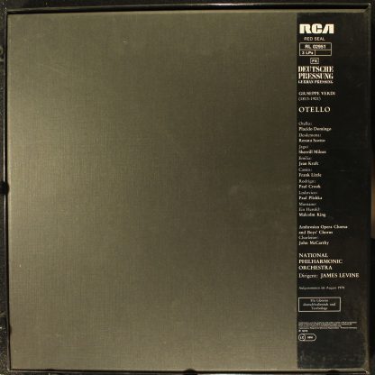 RCA Red Seal RL02951(3) - Otello - Image 2