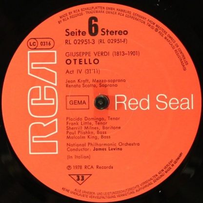 RCA Red Seal RL02951(3) - Otello - Image 8