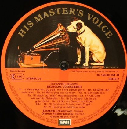 His Master's Voice 1c 153-00 054/55 - Deutsche Volkslieder - Image 7