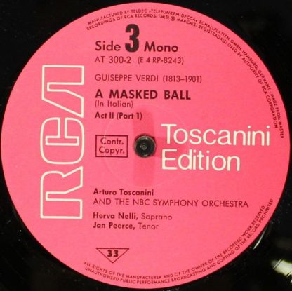 RCA Red Seal AT 300 / 1-3 - Un Ballo In Maschera - Image 10