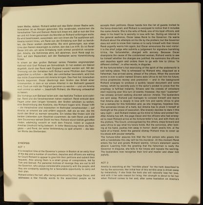 RCA Red Seal AT 300 / 1-3 - Un Ballo In Maschera - Image 5