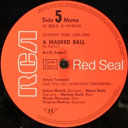 RCA Red Seal AT 300 / 1-3 - Un Ballo In Maschera - Image 8