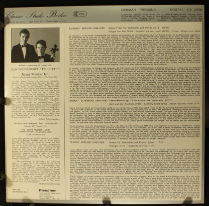 Ricophon CS 10 708 - Werke Für Violoncello Und Klavier - Image 2