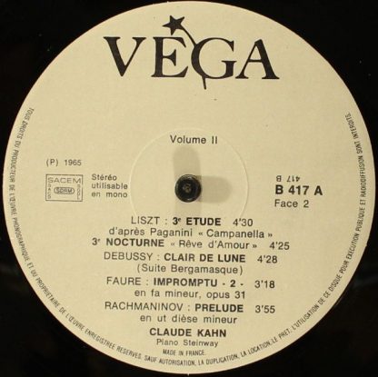VEGA B 416/18 - 24 Préludes - 1ère Ballade - Concerto N° 1 / Rha - Image 5