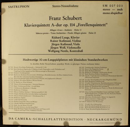Sastruphon SM 007 003 - Forellenquintett - Image 2