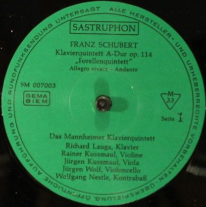 Sastruphon SM 007 003 - Forellenquintett - Image 3