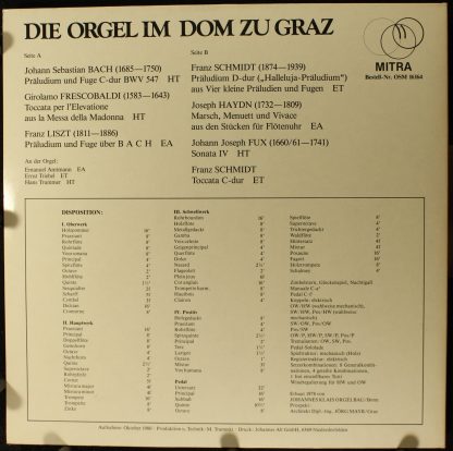 Mitra OSM 16164 - Die Orgel Im Dom Zu Graz - Image 2