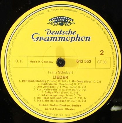 Deutsche Grammophon 2720 006 - Lieder Volume 1 - Image 6