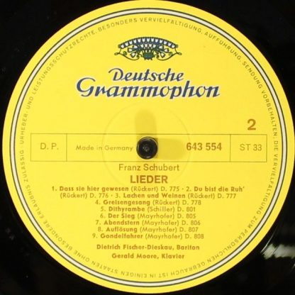 Deutsche Grammophon 2720 006 - Lieder Volume 1 - Image 7