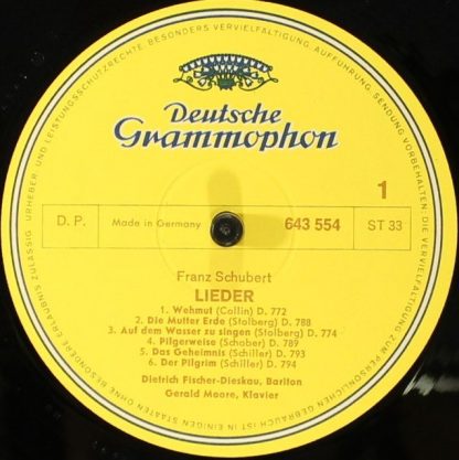 Deutsche Grammophon 2720 006 - Lieder Volume 1 - Image 8