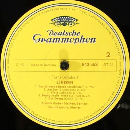 Deutsche Grammophon 2720 006 - Lieder Volume 1 - Image 14