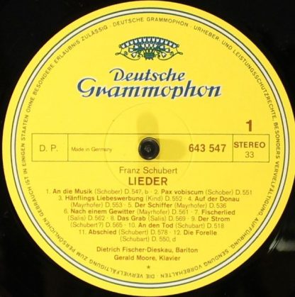 Deutsche Grammophon 2720 006 - Lieder Volume 1 - Image 15