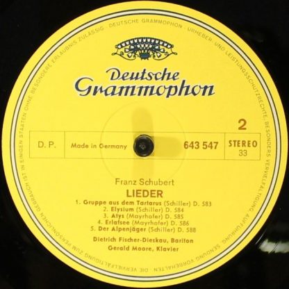 Deutsche Grammophon 2720 006 - Lieder Volume 1 - Image 16