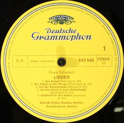 Deutsche Grammophon 2720 006 - Lieder Volume 1 - Image 17